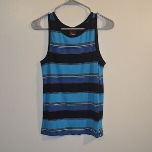 Tony Hawk Blue and Black Striped Tank Top LOT N